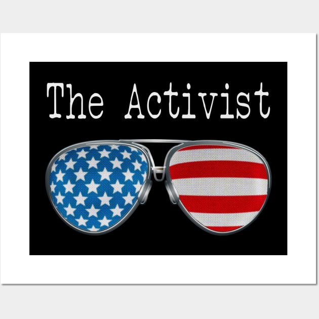 AMERICA PILOT GLASSES THE ACTIVIST Wall Art by SAMELVES